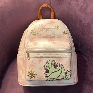 Disney Loungefly Tangled Pascal mini backpack